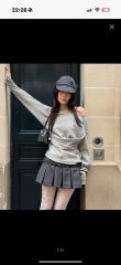 美品 ジェイプレス SOFT SHEER チェック キーネック ブラウス 9号