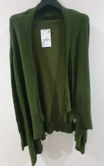 ZARA オリーブ色 ニットカーディガン L 新品