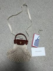 激レアおまけ付 LONGCHAMP ネット編み ショルダーバッグ - メルカリ