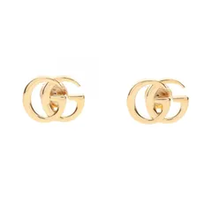 グッチ GUCCI ピアス ダブルGスタッズ ゴールド GP（ゴールドメッキ