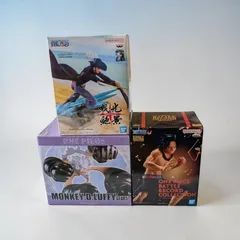 ワンピース フィギュア 3点セット ミホーク エース ルフィ ギア5 戦光絶景 BATTLE RECORD COLLECTION
