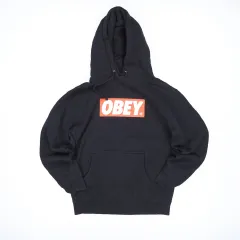 S OBEY プリンティング フードWHO Tシャツ 0424H1のサムネイル