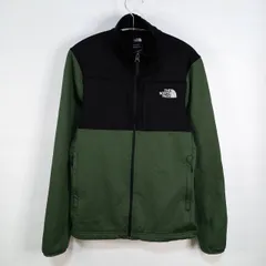 ノースフェイス　ジップアップ　デナリジャケット　ジャージ　ロゴ　カーキ　Sのサムネイル
