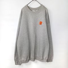 HUF ハフ スウェット グレー×オレンジ Lサイズ - メルカリ