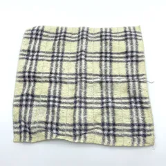 BURBERRY　バーバリー　ハンカチ　ハンドタオル　チェック　刺繍　コットン　47×47