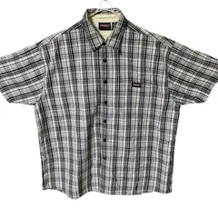 CHM Dickies チェック 半袖 シャツ 2XL メンズ レディース ユニセックス 古着 ディッキーズ コットン ワークシャツ ビッグシルエット オーバーサイズ アメカジ ストリート