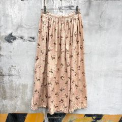未使用タグ付き✨Sov. ソブ 花柄 フレアスカート イタリア高級生地 38