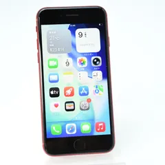 【美品＊純正バッテリー87％】SIMフリー iPhoneSE 第３世代 64GB レッド
