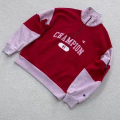 S Champion ハーフジップアップ スウェット シャツ 0320Eのサムネイル