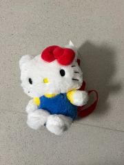 ハローキティ ぬいぐるみパスケースキーホルダー 平成レトロ レア