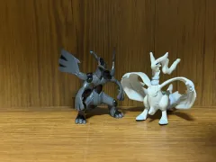 ポケットモンスター フィギュア ゼクロム レシラム MONCOLLE