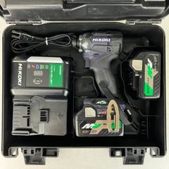 HiKOKI ハイコーキ 36v インパクトドライバ バッテリーx2 充電器 ケース付 WH36DC デザートイエロー HiKOKI ハイコーキ 36v インパクトドライバ バッテリーx2 充電器