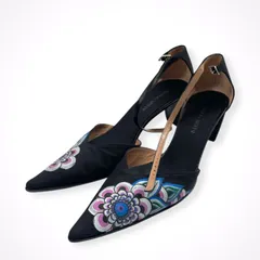 GIORGIO ARMANI / ペイントフラワーパンプス 参考定価：220,000程度 SIZE:36 1/2のサムネイル