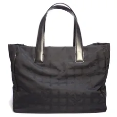 【CHANEL】 シャネル　ニュートラベルライン　トートMM　トートバッグ　A15991　ナイロン×レザー　10番台　ブラック　バッグ　中古　質屋