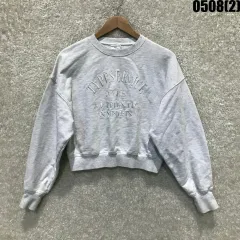 TYPESERVICE クロップド スウェット Tシャツ グレー sのサムネイル