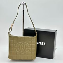 稀少色】シャネル CHANEL チョコバー ココマーク ワンショルダーバッグ 