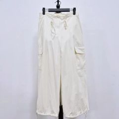 muguet side tuck long pants ホワイト - メルカリ