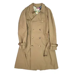 【再値下げ】GUCCI グッチ 裏地 フラワープリント ロング丈 スプリングコート トレンチコート 572881 メンズ 46 コットン 中古のサムネイル
