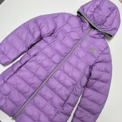 140 THE NORTH FACE ザノースフェイス キッズ パープル 軽量 ダウン