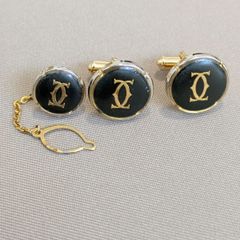 Cartier オールドクラシック2Cロゴエンブレムオーバルヴィンテージ