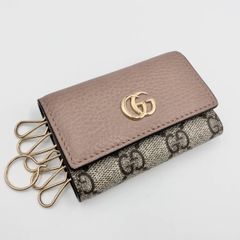 グッチ GUCCI 6連キーケース GGキャンバス Gチャーム - メルカリ
