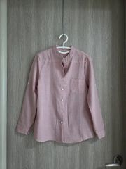 希少✨USA製】フランク&アイリーン Paul ハート刺繍 白シャツL相当