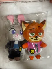 ズートピア2 ニック & ジュディ ぬいぐるみキーホルダーセット 映画キーチェーン ぬいぐるみキーホルダー ディズニー