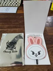 Stray Kids ドミネイト ジャパン SKZOO ミニうちわキーホルダー リービット リノ