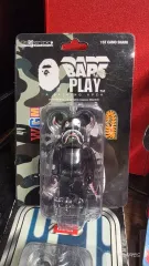 BE@RBRICK(ベアブリック) A BATHING APE アベイシングエイプ PLAY 1ST カモフラ シャーク 100% 未開封