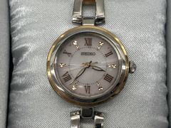極美品 SEIKO セイコー 腕時計 SWFH090 ソーラー電波 箱 保証書付