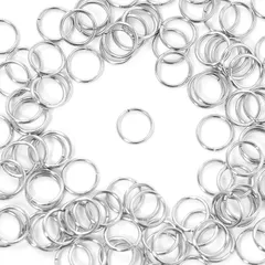 【サージカルステンレス 316】 丸カン シルバー 3mm 100個 ハンドメイド 手芸 パーツ 金属アレルギー対策 アクセサリーパーツ (3mm 100個) 1