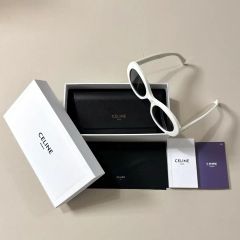 美品CELINE トリオンフ 01 サングラス ブラック アセテート ケース付き