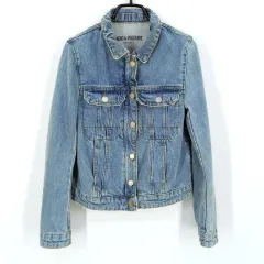 ZADIG&VOLTAIRE ザディグ・エ・ヴォルテール レディース 秋冬 hednedn ジップアップ デニムジャケット インディゴ (HU44046)のサムネイル