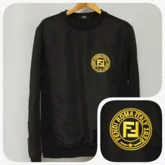 FENDI フェンディ ブラック スウェット Tシャツ メンズ100のサムネイル