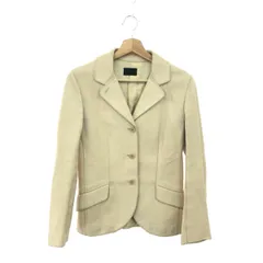 LOEWE ロエベ レザージャケット サイズ:38 裏地アナグラム/シングル ヴィンテージ   ベージュ レディース / 240001183358のサムネイル