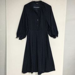☆新品未使用☆ミゼール￼スクエア柄 ボウタイワンピース 長袖 - メルカリ