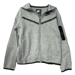 6 7歳 NIKE ライトグレー キッズ フード ジップアップ