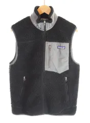 パタゴニア PATAGONIA 12AW Classic Retro-X Vest Fleece クラシック レトロX ベスト フリース フルジップ 23047FA12 S ベスト ブラック Sサイズ 103MT-4507