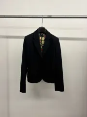 (44-スリム55 38) レディース PAUL SMITH ポール・スミス ブラック スリムフィット ジャケット ブレーザーのサムネイル