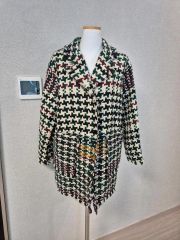 レア・美品⭐︎重工編み オリジナル レトロ粗目ウール 厚手テーラード 