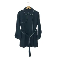 Aquascutum アクアスキュータム ステンカラーコート サイズ:7     ブラック レディース / 240001155476のサムネイル