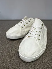 H&M エイチアンドエム　白　キャンバススニーカー　ローカット　40サイズ　25.5cmのサムネイル