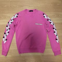 希少 DSQUARED2 ペイズリー柄ロゴスウェット プルオーバー 赤 S - メルカリ