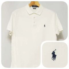 ポロラルフローレン クラシックフィット メンズ ポロシャツ XL LL 白 