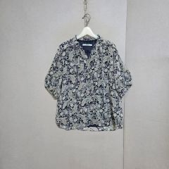 seawall 】 シーウォール リバティ 花柄 青 ブラウス タナローン 
