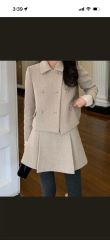 完売品】ルミニョン Papillon tweed fringe jacket - メルカリ