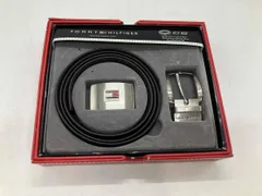 TOMMY HILFIGER トミーフィルヒーガー ベルト ブラック系バックル2点セット