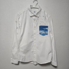 graniph デニム長袖シャツ クレイジーパターン 刺繍 - メルカリ