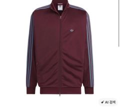 adidas トラックジャケット ボルドー - メルカリ