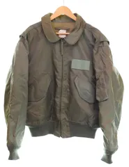 ヒューストン HOUSTON CWU 36P Flight Jacket フライト ジャケット ミリタリー ジャケット スコビル グリッパー ジッパー 8415-01-910-1911 XL ジャケット カーキ LLサイズ 103MT-4516のサムネイル
